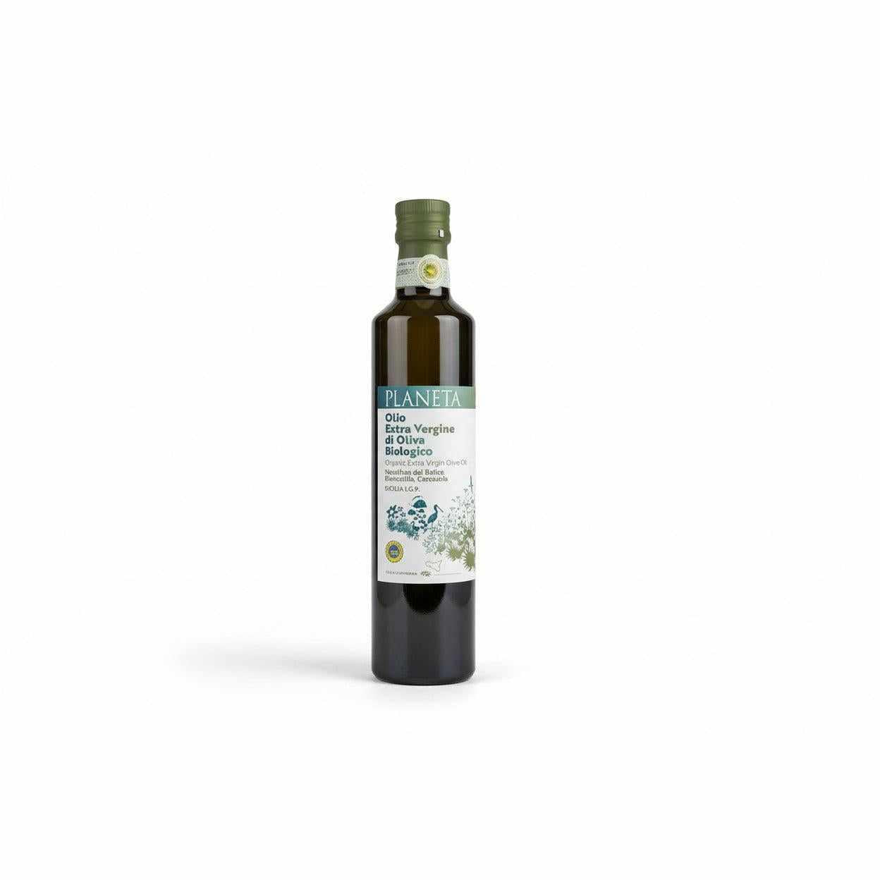 Planeta Olivenöl Extra Vergine di Oliva Bio - Nocellara & Biancolilla - 0,5L-italienische Feinkost Scarati