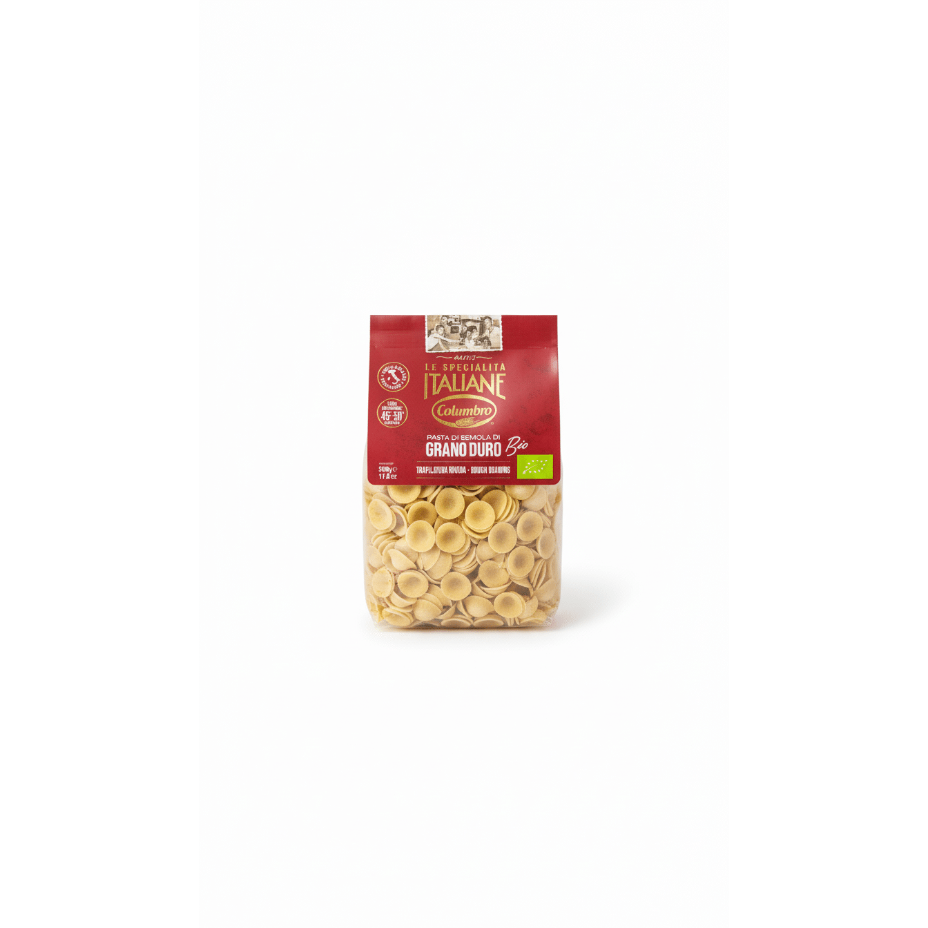 Orecchiette „Columbro“ Bio 500 g – Pasta di Semola di Grano Duro aus Italien-italienische Feinkost Scarati