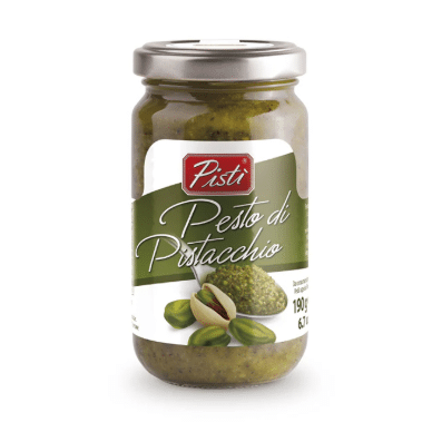 Pisti Pesto di Pistacchio 190 g – feines Pistazienpesto aus Sizilien-italienische Feinkost Scarati