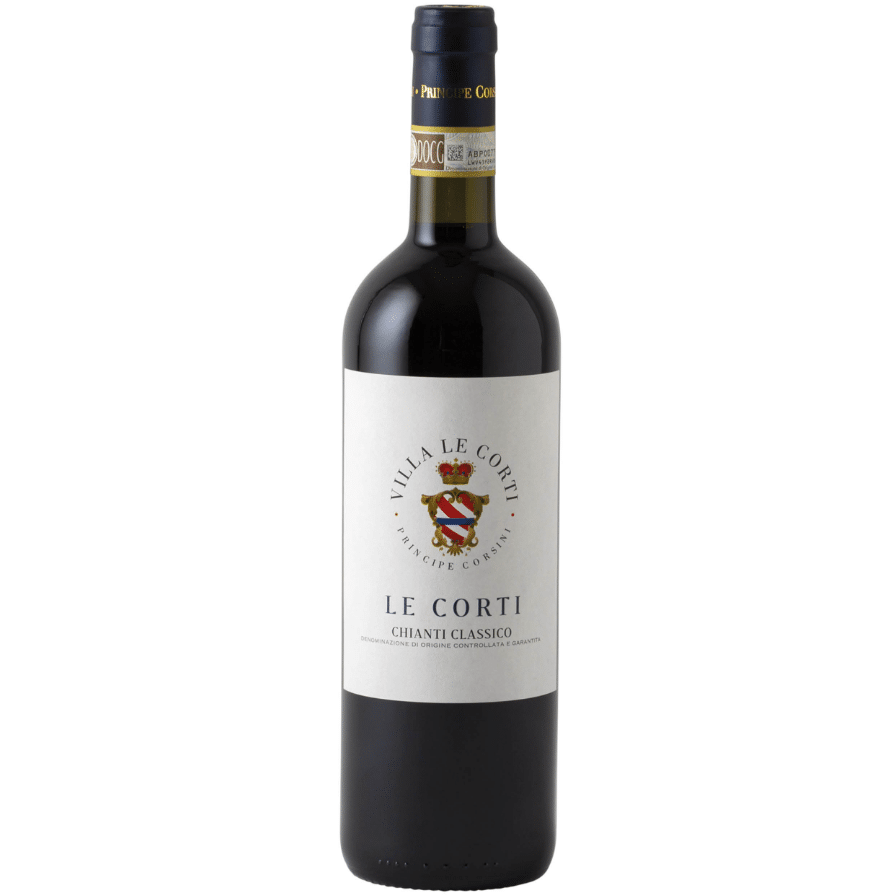 Chianti Classico DOCG „Le Corti“ 2023 Principe Corsini 0,75 l – toskanischer Rotwein mit Tradition-italienische Feinkost Scarati
