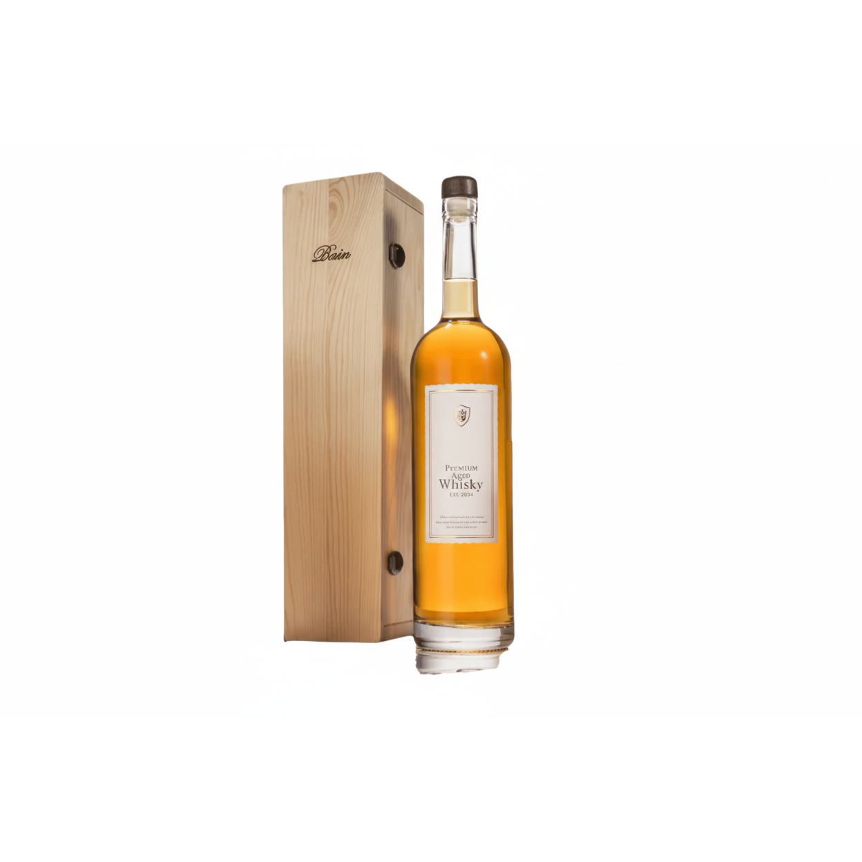 Berta Grappa Elisi mit Holzkiste 3L-italienische Feinkost Scarati