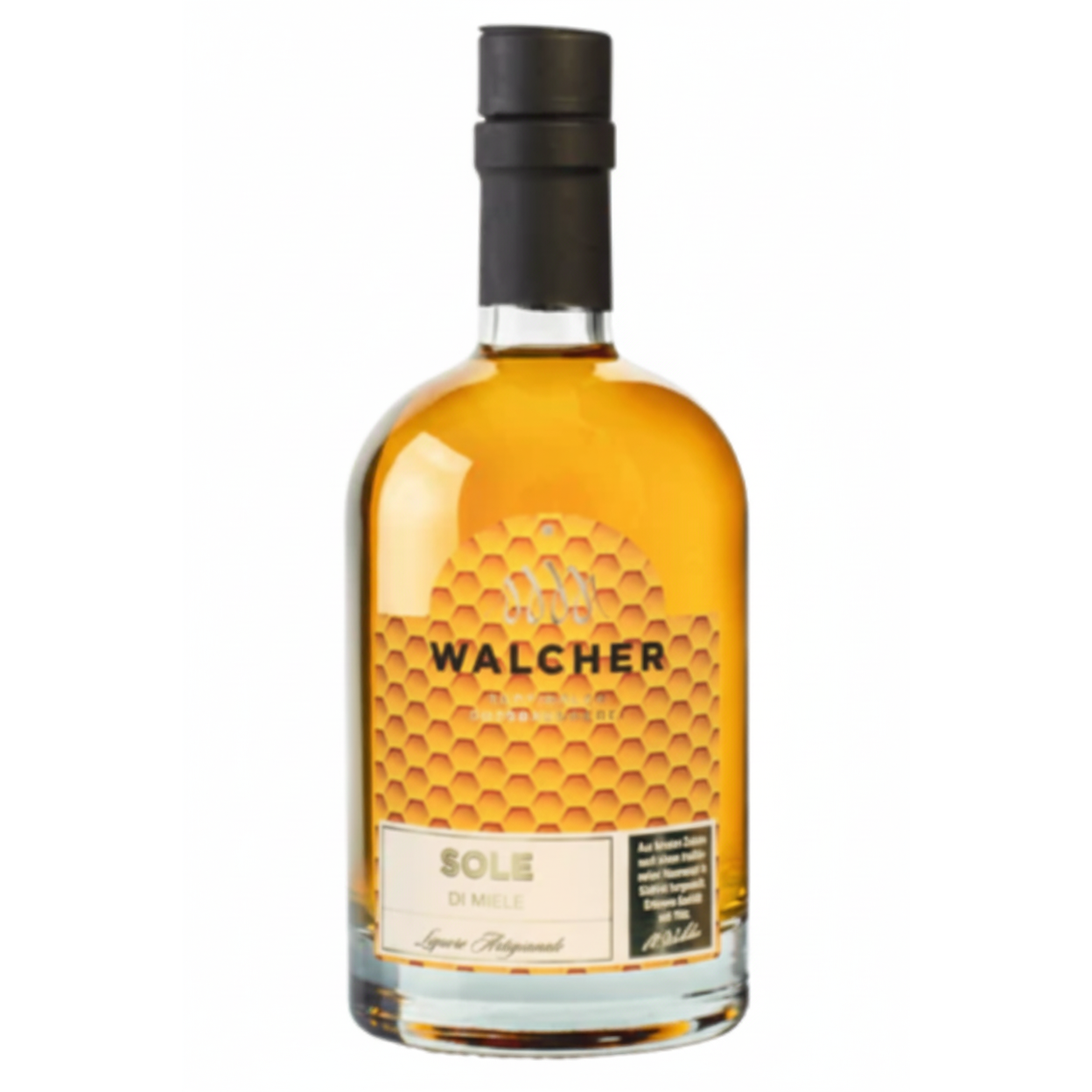 Walcher Honiglikör mit Grappa - Sole Di Miele - 0,7 Liter-italienische Feinkost Scarati